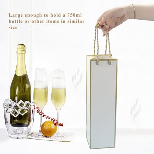 Miraclekoo GOLDFOILWWINEBAG Wine Gift Bag For Wine Bottles thumb #3