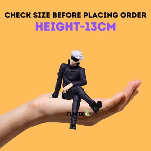 Image of FUNFOB Jujutsu Kaisen Gojo Action Figure Height -13cm Collectible PVC Multicolour | Gojo Noodle Stopper