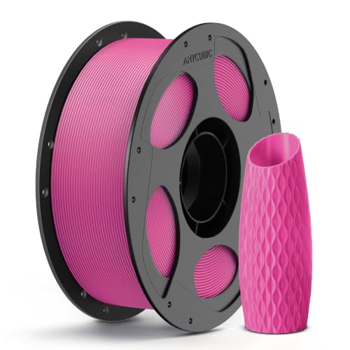 ANYCUBIC PLA 3D Printer Filament, 3D Printing PLA Filament 1.75mm Dimensional Accuracy +/- 0.02mm, 1KG Reusable Spool (2.2 lbs), Magenta