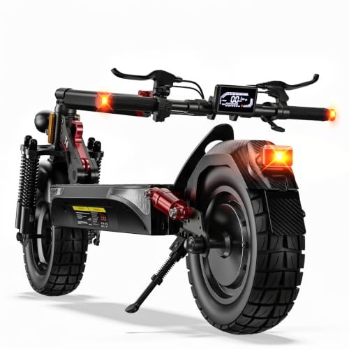 E Scooter mit Straßenzulassung,10 Zoll Elektroroller mit 12,5AH...