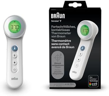 Braun Sensian 7 Termómetro de frente sin contacto , Tecnología Ag...