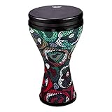 Remo World Percussion Doumbek Festival – Acousticon Kessel – Fliptop Black Suede Fell – Tribal Green – 17,5\ x 10\ – DK-2510-68