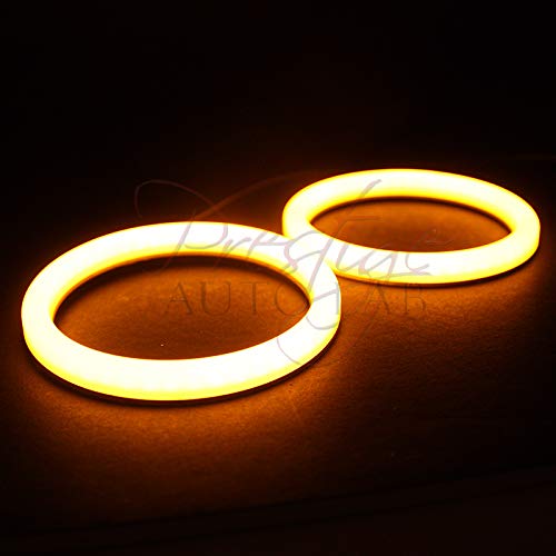 2x Lámpara de anillo LED Angel Eye Switchback 80mm miniatura 4
