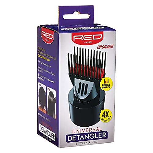 Red By Kiss Universal Detangling Blow Dryer Hair Styling Pik – Compatible With All Hair Dryers #TOP2