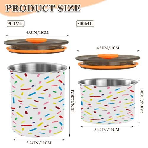 Envase para café de acero inoxidable 17 oz con tapa hermética miniatura 2