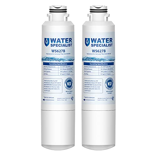 Waterspecialist Refrigerator Water Filter Replacement for Samsung 2 Pack