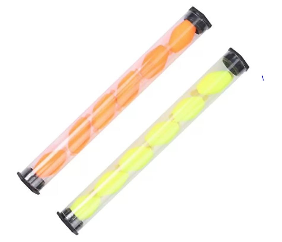 Oval Strike Indicators for fly fishing fly fishing Charteuse or Orange (Orange)