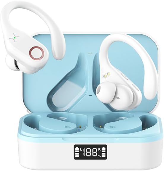 2026 AI Language Translator Earbuds - 144 Languages Real-Time Two-Way Translation, Open-Ear Bluetooth 5.4 Headphones with Noise Cancellation for Travel, Business & Learning (Black)