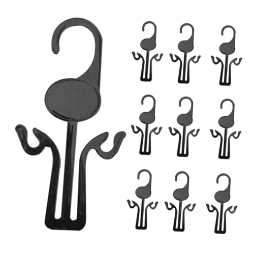 SOESFOUFU 30pcs Shoe Hook Shoe Rack Hook Slipper Drying Holder Slippers Drying Organizer Pp Black