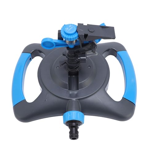Aspersor de césped giratorio 360 Cryfokt con boquilla ajustable y ahorro de agua automático 8