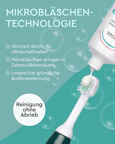 emmi-PET Ultraschall Zahnpasta für Hunde & Katzen 1x 75 ml I Für alle emmi-PET Ultraschallzahnbürsten I Schonende Zahnpflege I Zahncreme unterstützt Plaque-Reduzierung I Ohne Fluorid & Parabene