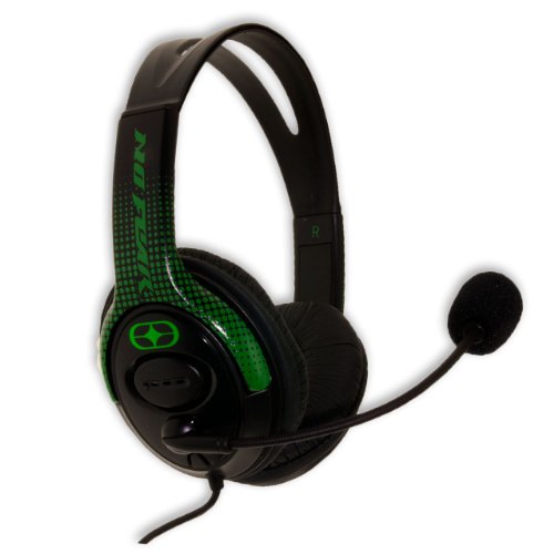 No Fear Gaming Headphones - Twin Channel - X360 X-BOX Compatible - Black/Green