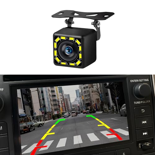 Image of Zufoty HD Backup Camera, IP69 Waterproof Car Rear View Camera, 170 Degree Wide Angle Rearview Reversing Camera, PMD2A-S Clear Night Vision Reverse Cam Kit for Vehicle SUV RV Pickup