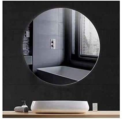 CustomGlass Espejo de Pared Redondo en Varias Medidas con Forma Circular (Redondo 120 cm)