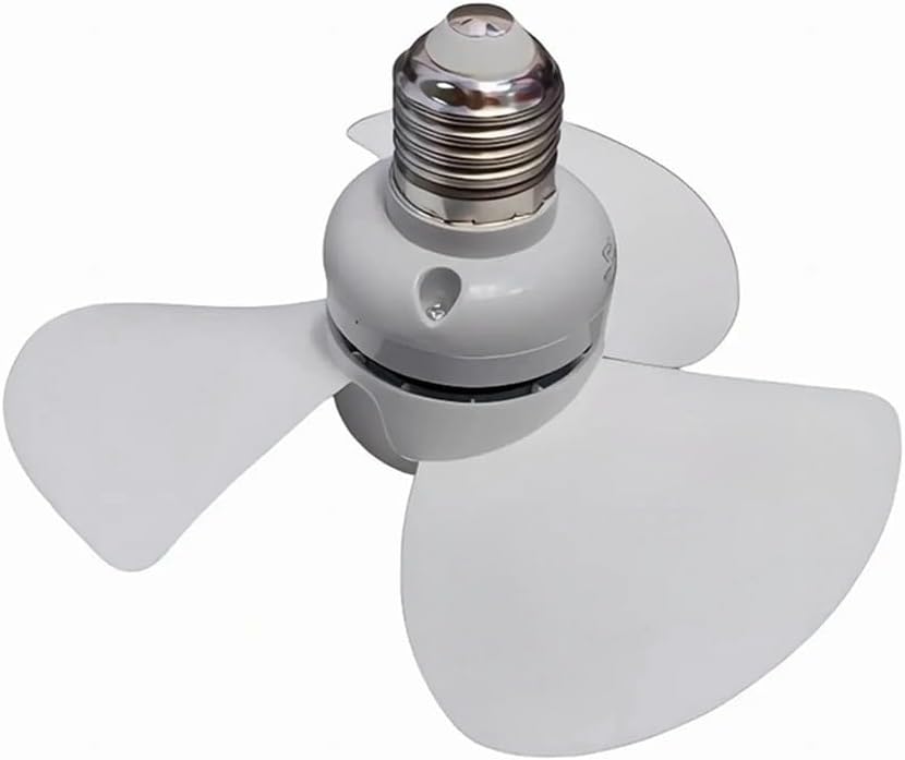 Indoor Ceiling Fan, E27 Screw-in Socket, 16 cm ABS Blade, 10W Brushless Motor, Quiet Operation for Bedrooms and Living Rooms(E27 FAN)