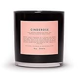 Cinderose Boy Smells Candle | 50 Hour Long Burning Candles | All Natural Coconut & Beeswax Candles |...