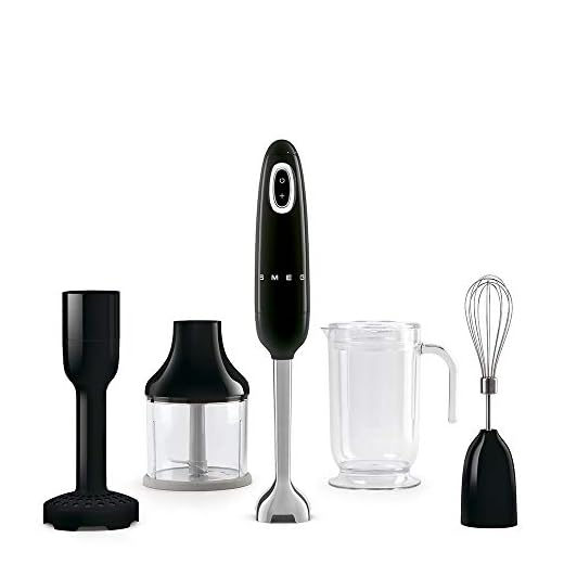 Smeg Batidora de mano HBF02BLEU, negro