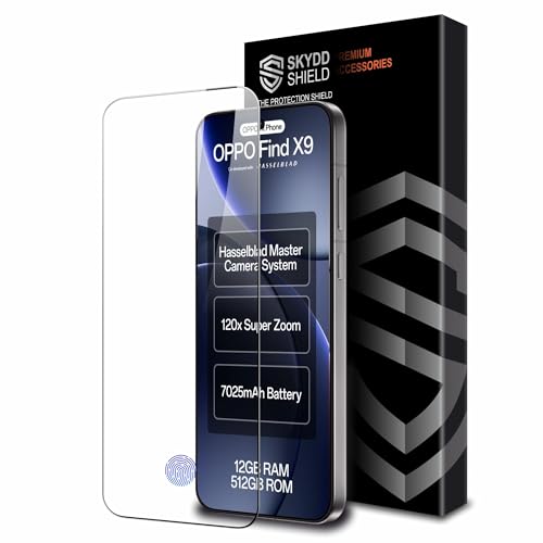 Image of Military-Grade Gorilla Tempered Glass For Oppo Find X9 (6.59 Inch) With Installation Kit | Edge to Edge Coverage | Black