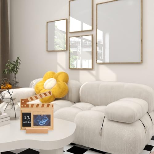 ikasus Keepsake Recém-nascido Milestone Display Stand Ornamento Suporte de Foto Comemorativa Moderna