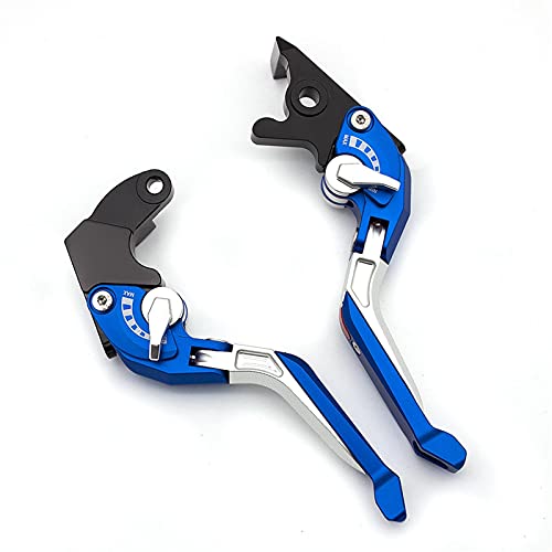 Leviers d'embrayage Frein CNC CNC 3D Losange Moto Pliant Extensible Leviers d'embrayage De Frein pour Honda XL125 Varadero V1-V3 XL 125 2001-2003 2002 2003 (Couleur : D) Cover