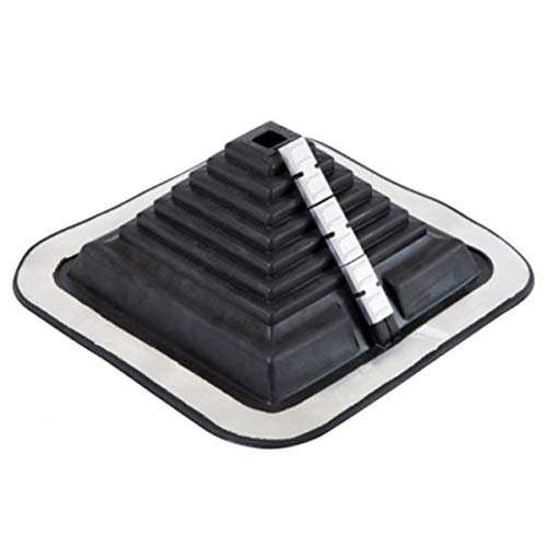 Chimsoc Combo de tubo cuadrado de goma intermitente - EPDM negro - Se adapta a tubos cuadrados de 25 - 125 mm Cover