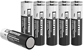 EEMB ER14505 AA 3.6V Lithium Battery Li-SOCL Non-Rechargeable Battery SB-AA11 LS14500 TL-5903 SL-360 S7-400 ER14500 for Water Electricity Meter Gas PLC Facility Equipment Spare Generic Battery (10)