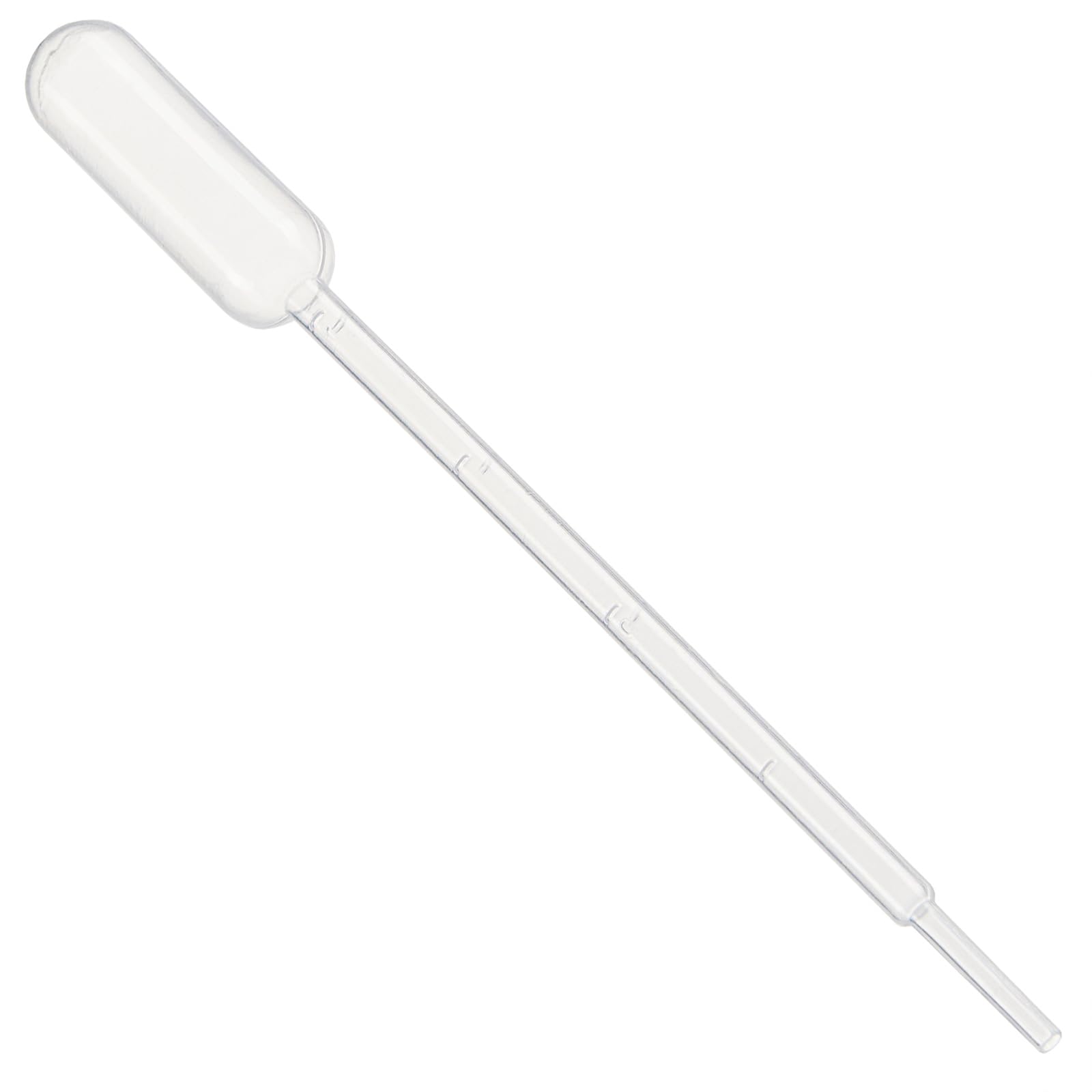 Globe Scientific Transfer Pipets, 137010, 5.0mL Capacity, Large Bulb, Non-Sterile, Low Density Polyethylene, Graduated to 1mL, 150mm Length, Bulb Draw - 3.4mL, 500/Box