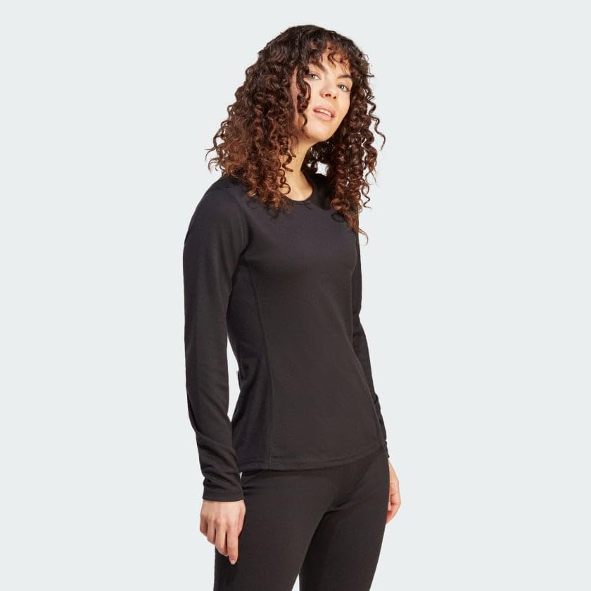 adidas Terrex Xperior Merino 200 Baselayer Long Sleeve Tee - Image 3
