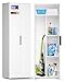 Produktbild MANUMA® Besenschrank schmal - Hochwertiger Mehrzweckschrank inkl. edlem Aluminium Griff - Haushaltsschrank - Putzschrank Hauswirtschaftsraum Möbel (Besenschrank)