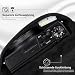 Lacdo Kamera Tasche Schutzhülle für Canon PowerShot G7 X Mark III / G7X Mark II Digital Camera, Weiches Leder Kamera Pouch für Reise, Kompakt Canon G7 X Mark III Tasche mit Handgelenkband, Schwarz