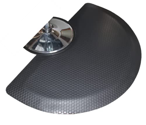 Nickels Worth Salon Mat (Semi-Circle, 3'x5' x 7/8