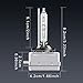 ELECTRONLUMEN D1S HID Xenon Headlight Bulbs 35W 6000K High Low Beam Replacement Headlamps - Cool White, Pack of 2
