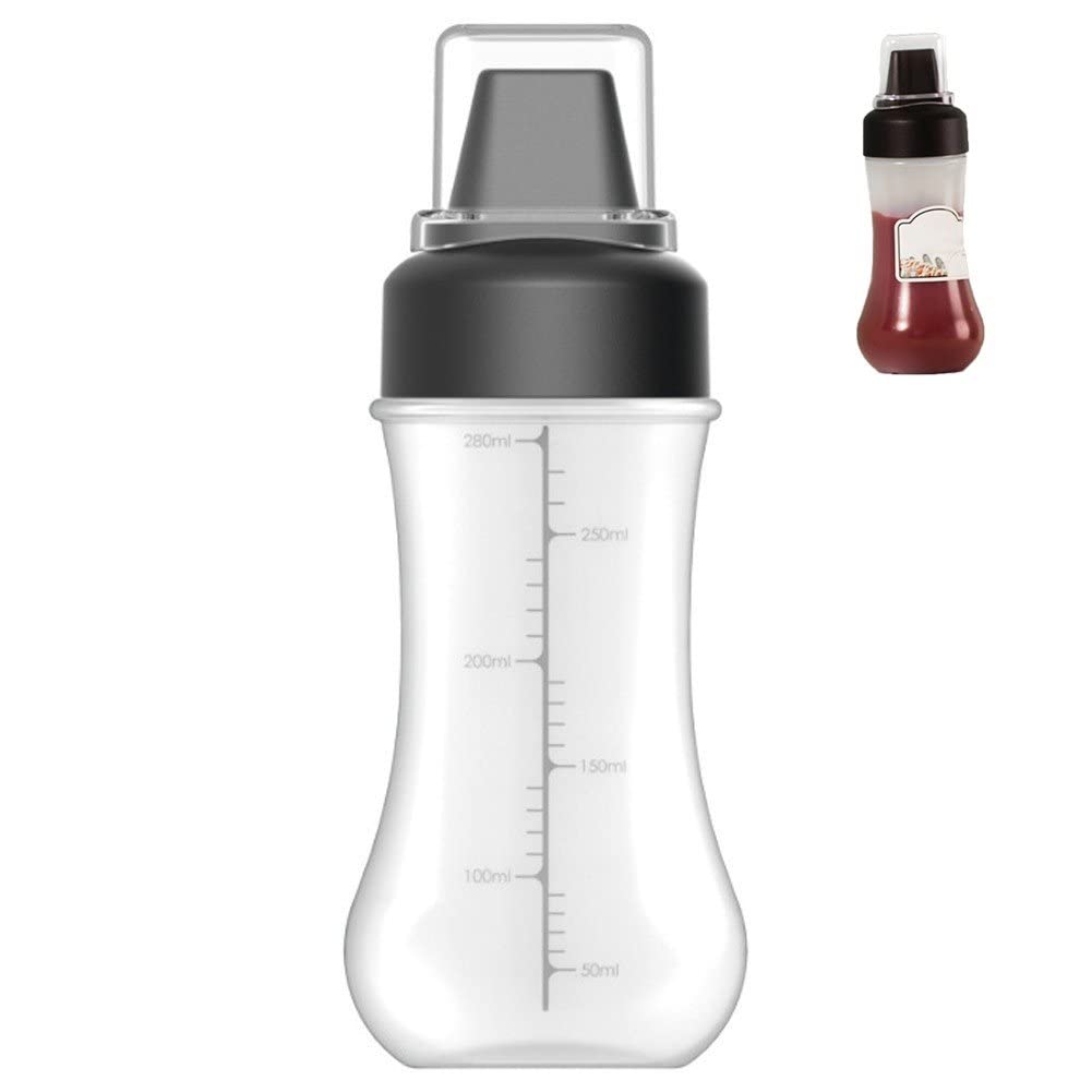 Stakee Squeeze Sauce Bottle 350ml Squeeze Condiment Bottles Plastic Porous Squeeze Bottles Kitchen Accessories