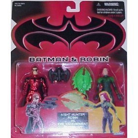 Batman & Robin Night Hunter Robin vs. Evil Entrapmeny Poison Ivy Set by Kenner by 1997 Kenner Toys