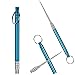 Produktbild Urbanstrive Wiederverwendbarer, tragbarer Zahnstocher aus Titan, umweltfreundlich, Zahnstocherhalter aus Metall, für Outdoor, Camping, Picknick, Reisen (Blau 1-Stück)