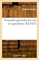 Propriétés générales des sols en agriculture 2329819846 Book Cover