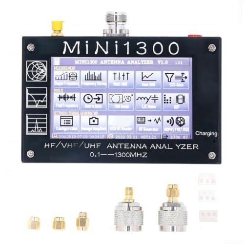 Analizador de red Mini1300 para medición RF precisa en antenas de radioaficionado