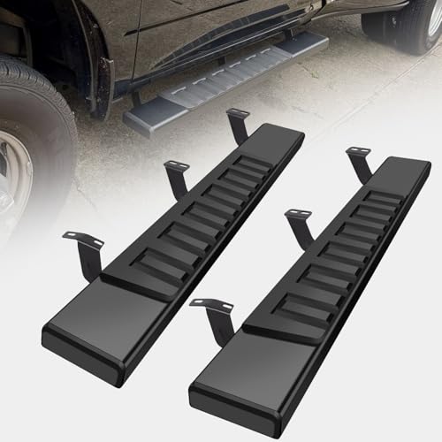 COMNOVA 6 inch Regular Running Boards Compatible with 2005-2023 Toyota Tacoma Regular/Standard/Single Cab, Tacoma Running Boards Nerf Bars Rock Sliders, Side Steps Made with Carbon Steel.