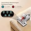 JIGOO Aspiradora de Ácaros con Sensor de Ácaros y Pantalla LED Inteligente, Aspiradora Antiácaros para Colchones con luz UV, Combate Las chinches, Elimina el 99,9% de los alérgenos, Especial #2