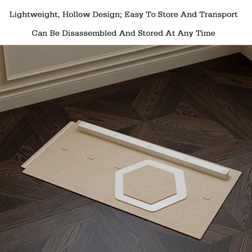 Support a prisme pliable 90x91cm en carton robuste pour restauration
