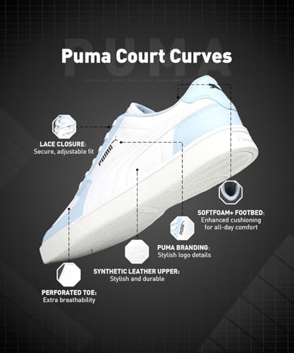 Image of Puma Unisex-Adult Court Curves Sneaker