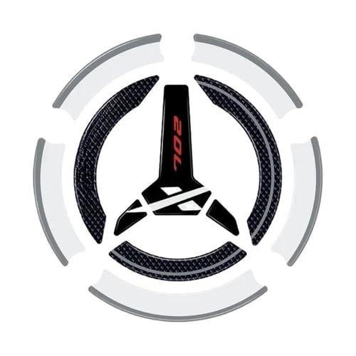 Autocollants protection réservoir moto bouchon huile essence TRK702X