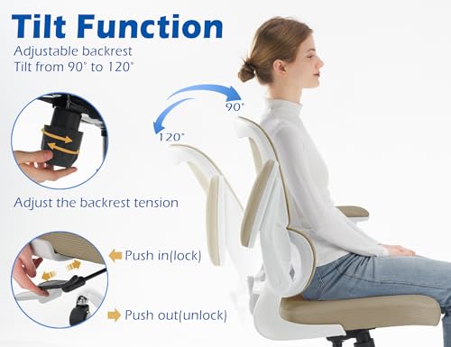 Image of TRALT Ergonomic Office Chair Desk Chair with Adjustable Lumbar Support