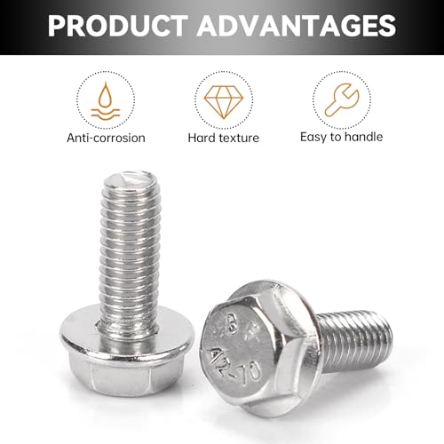 Image of 12PCS 304 Stainless Steel 12mm Car Top Front Skid Plate Bolts Compatible with Toyota 4Runner Tundra Sequoia Tacoma FJ Cruiser Land Cruiser - Top Skid Bolts