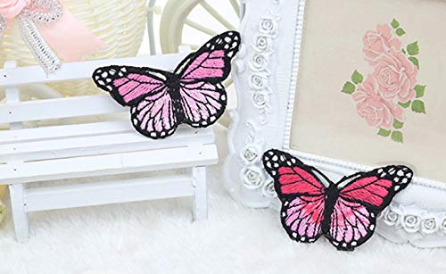 12 Schmetterling Bügelflicken - Wiederverwendbare Patches Für Jeans & Jacken