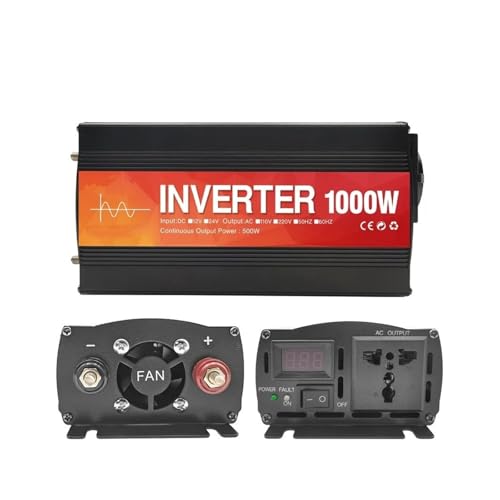 Onduleur solaire onde sinusoïdale 1000W 48V convertisseur de tension voiture 220V