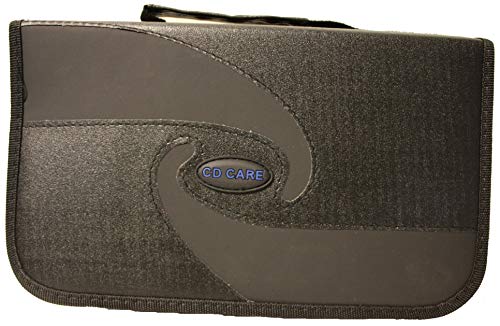 PrimeTrendz 128 Capacity CD Storage Wallet Case Organizer - Ideal for All CD Formats - CD Portfolio - Multicolor