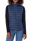 Amazon Essentials Women's Lightweight Water-Resistant Packable Puffer Vest, Navy, Medium