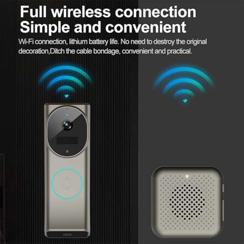 Sonnette vidéo wifi à double objectif pour interphone visuel - 5
