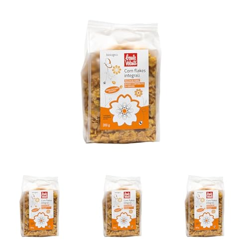 Baule Volante, Corn flakes integrali bio, senza zuccheri, 200g (Confezione